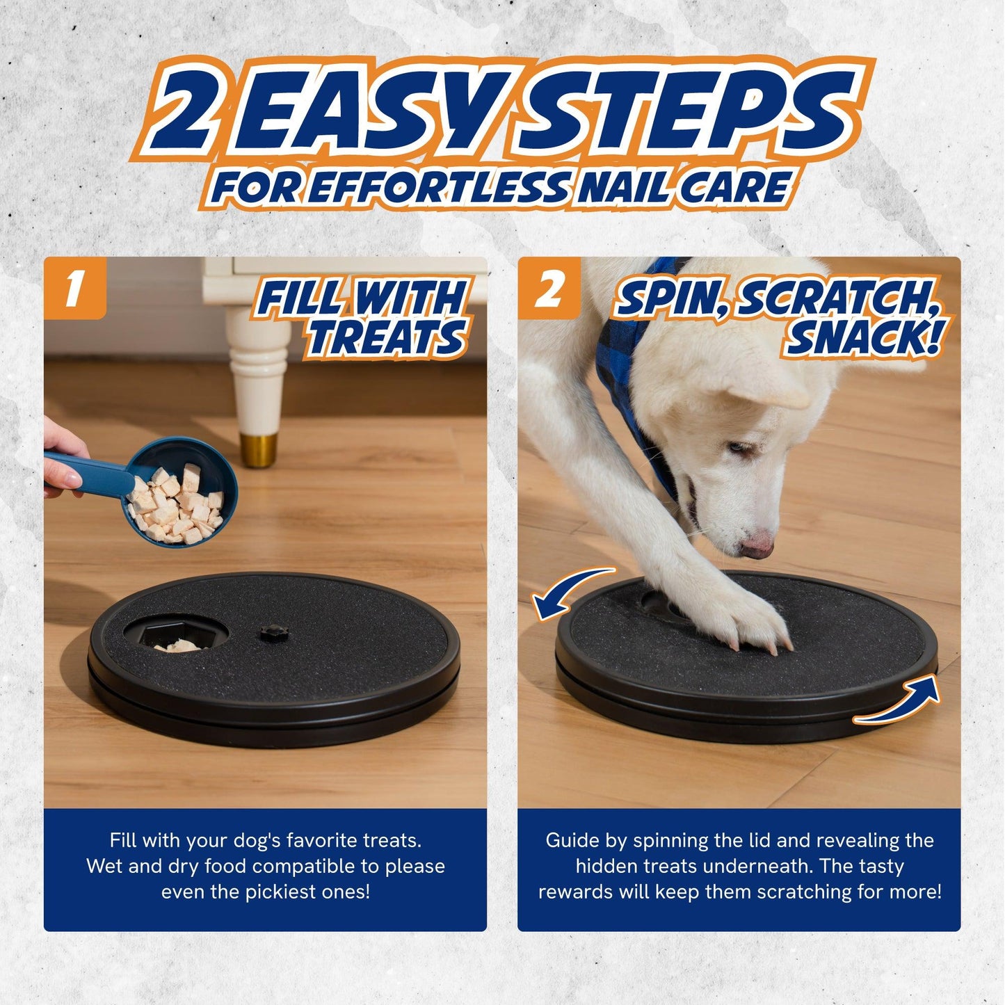 Scratch-to-Snack Dog Scratch Pad - Panther Armor