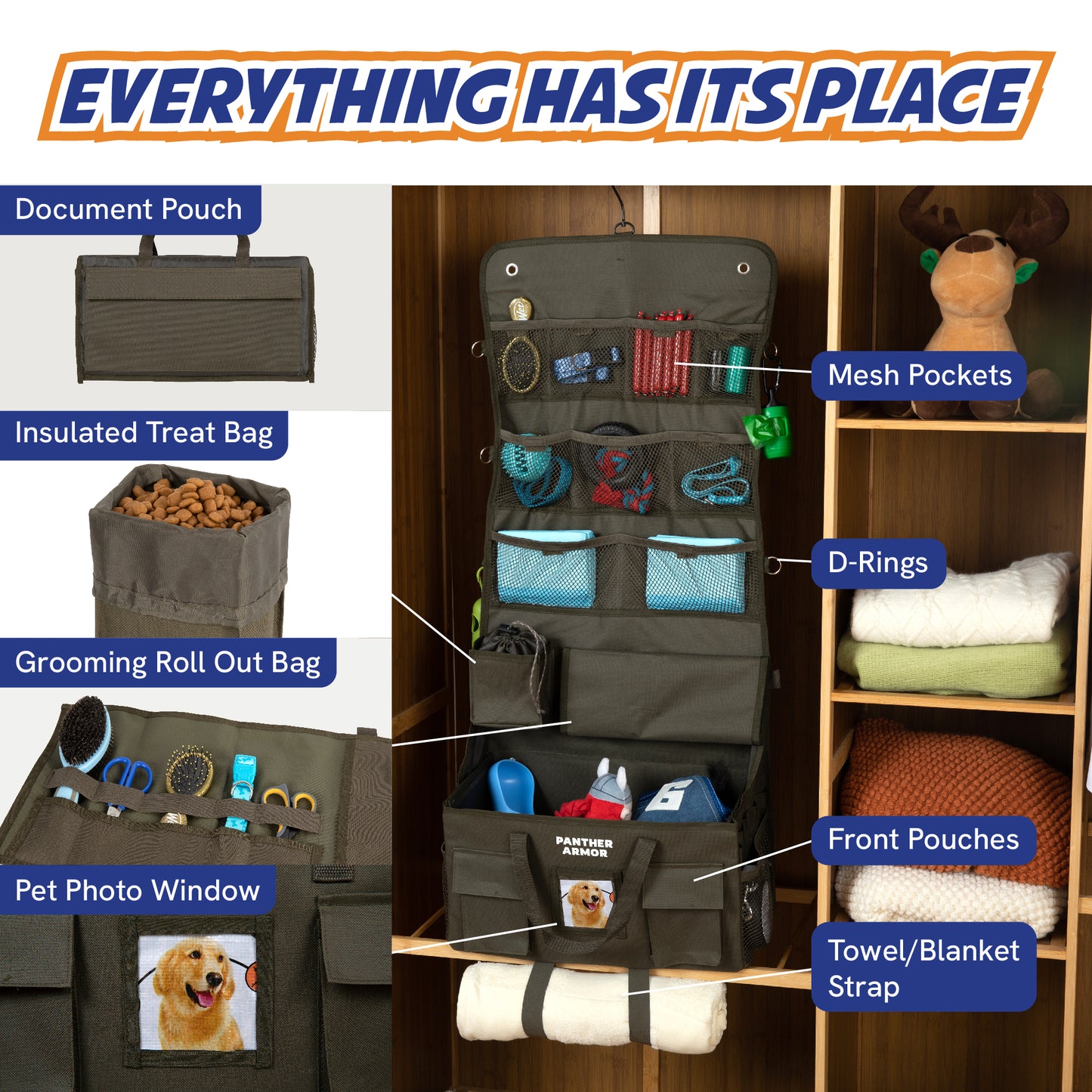 Pet Storage Bag & Organizer