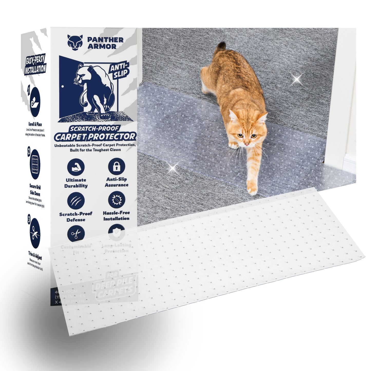Scratch-Proof Carpet Protector for Doorways