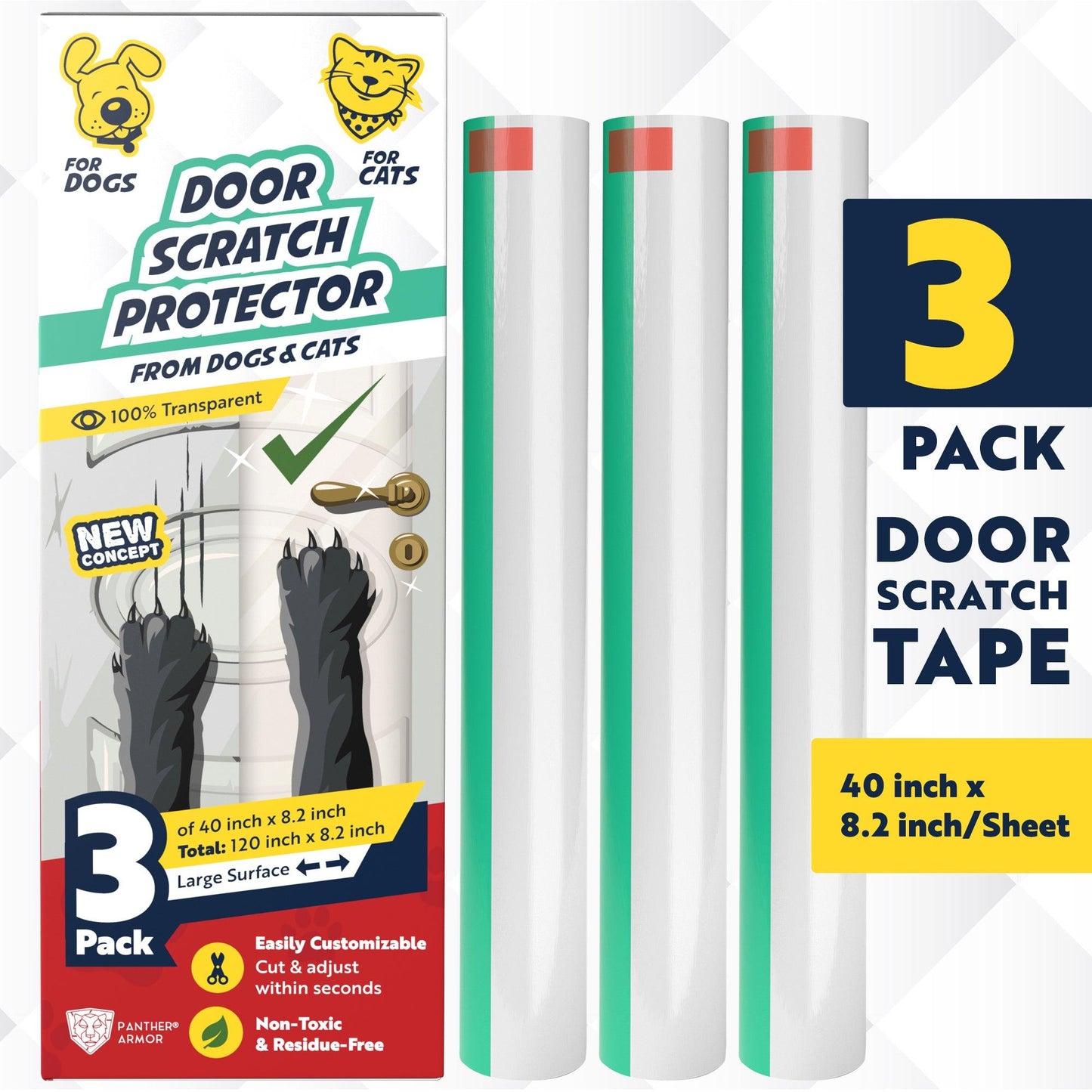 Anti-Scratch Door Protectors - Panther Armor